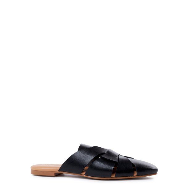 Time and Tru Women's Cut Out Mules | Walmart (US)