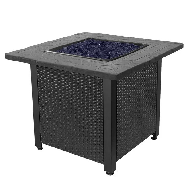 Endless Summer 30" Push Button Start All Weather Outdoor Patio LP Gas Fire Pit - Walmart.com | Walmart (US)