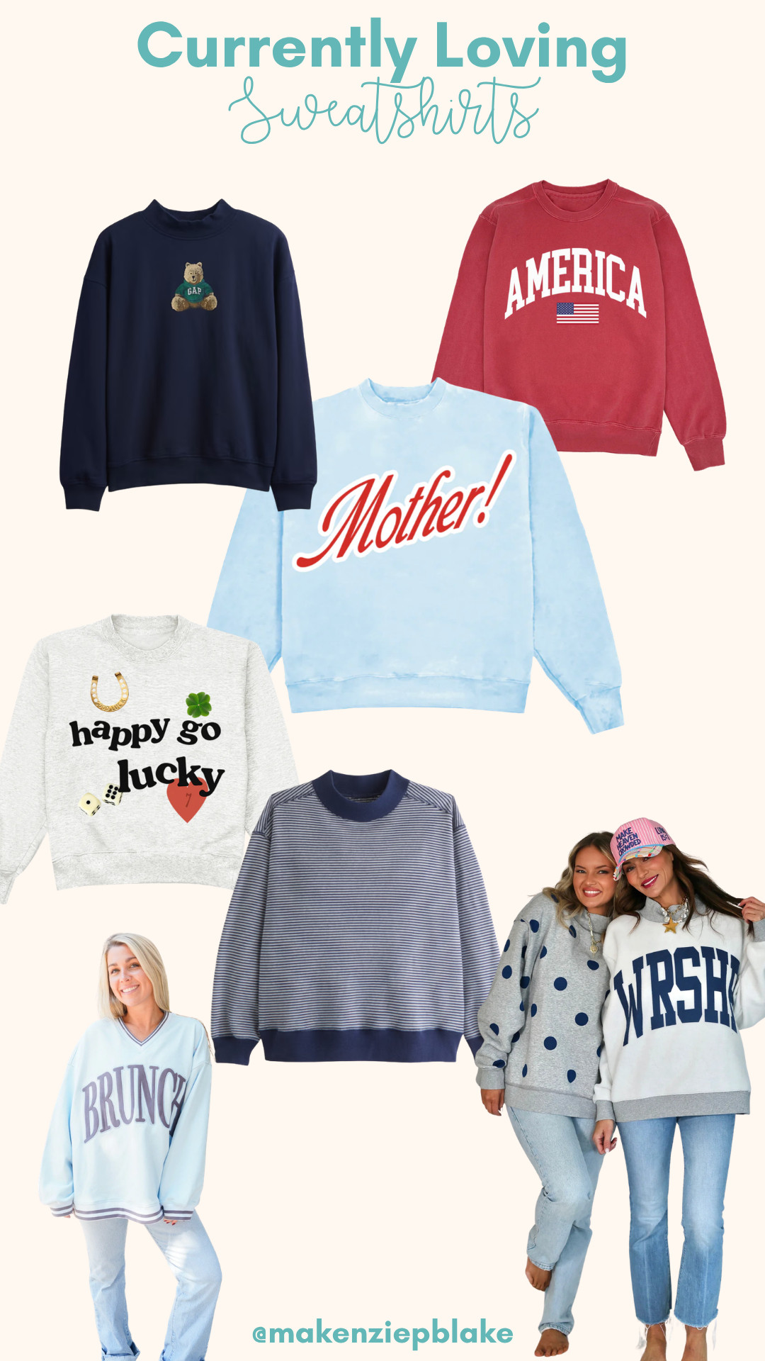 sweatshirts have become one of my favorite pieces to build casual outfits around lately

I love pairing them with denim, linen shorts, or even layered over dresses for an easy everyday look that still feels put together. these are the ones currently at the top of my list right now — a mix of classic, playful, and oversized staples I know I’ll keep reaching for.

everything from this roundup is linked here 

 #LTKMothersDay #LTKmorningroutine #LTKselfcare