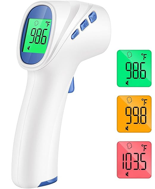 Forehead Thermometer for Adults and Kids, Digital Baby Thermometer with Fever Alarm, Fast Accurat... | Amazon (US)