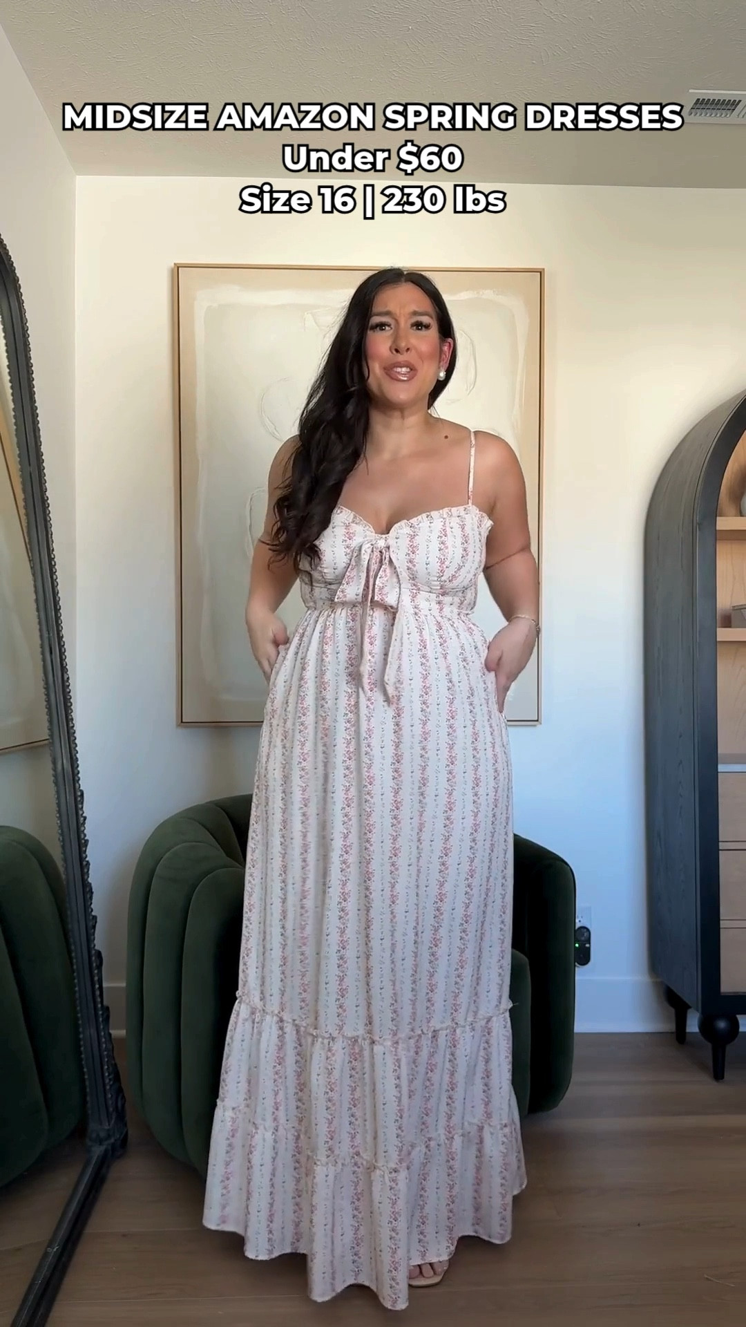 This dress is too good! Amazon spring dresses
Midsize Easter dresses or spring wedding guest dresses 
Size 16
Size xl 


#LTKSeasonal #LTKMidsize #LTKootd