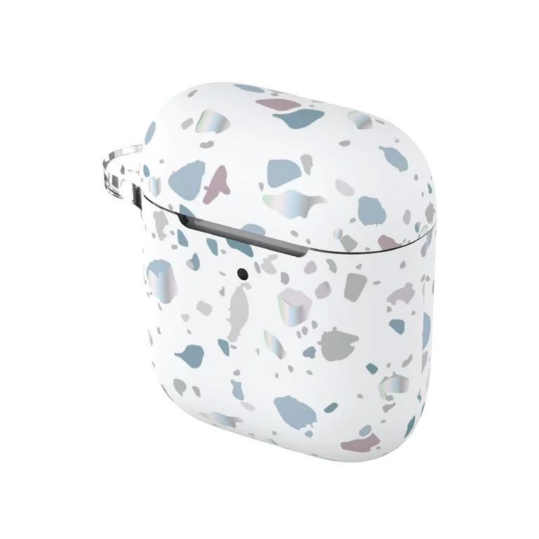 onn. Charging Case Cover for AirPods (1st and 2nd generation)- White Terrazzo - Walmart.com | Walmart (US)