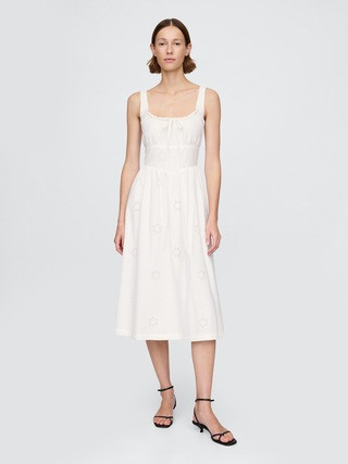 Eyelet Scoop Neck Dress | Gap (US)