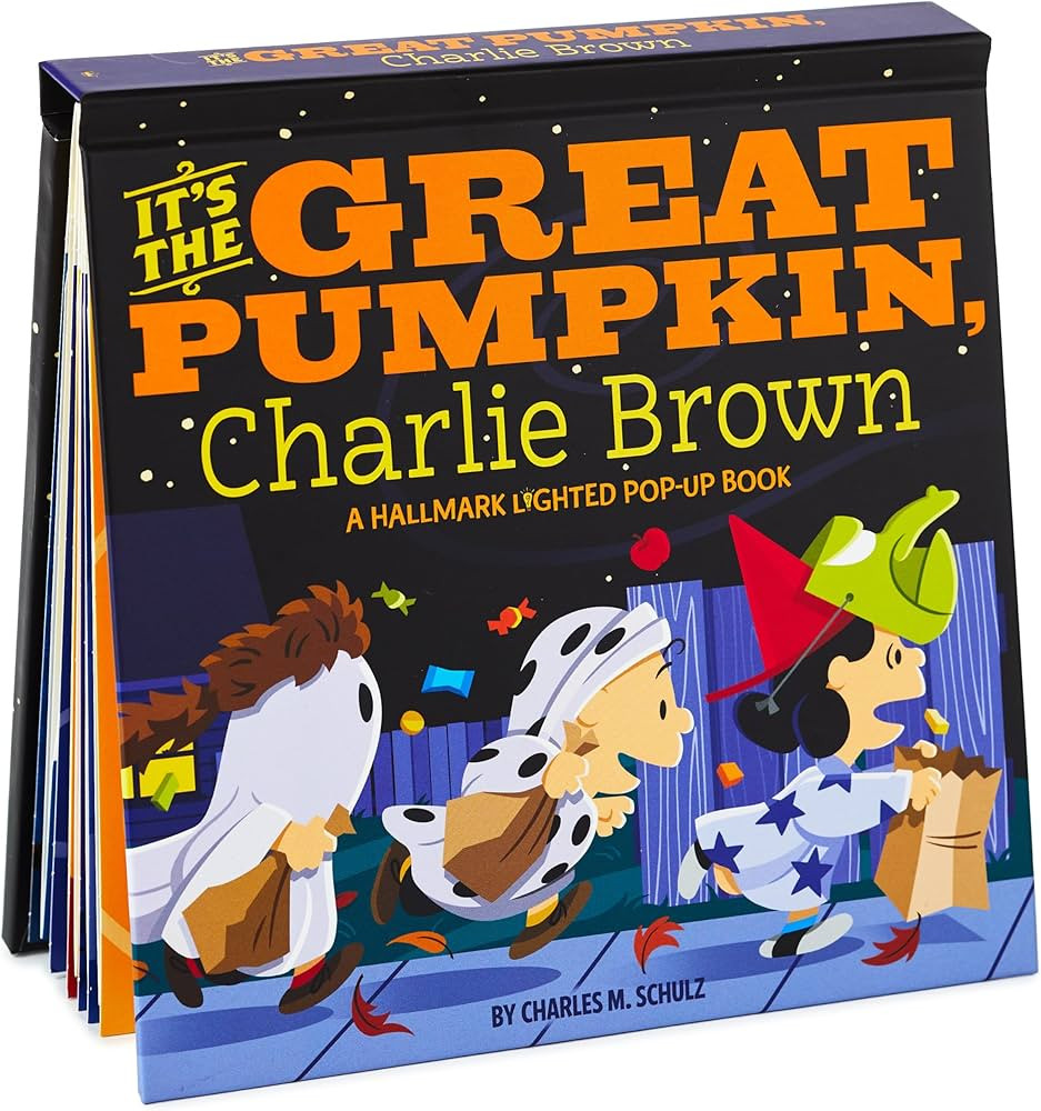 Hallmark Peanuts It's the Great Pumpkin, Charlie Brown Lighted Pop-Up Book, Gift for Kids | Amazon (US)