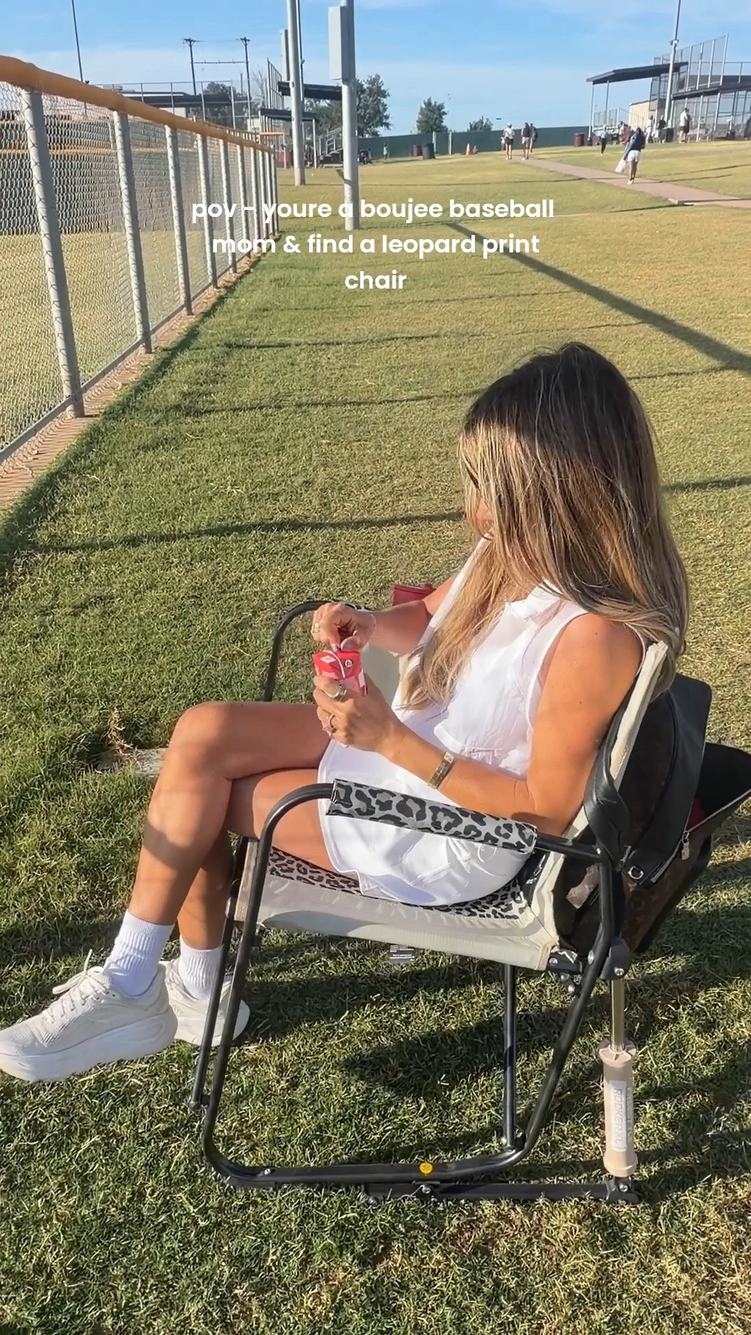 My new boujee baseball mom chair - she rocks too

#LTKmomlife