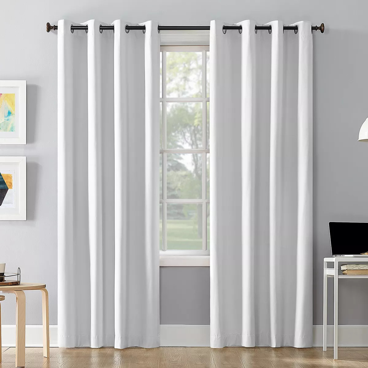 Sun Zero Cameron 100% Blackout Thermal Insulated Grommet Single Curtain Panel | Kohl's