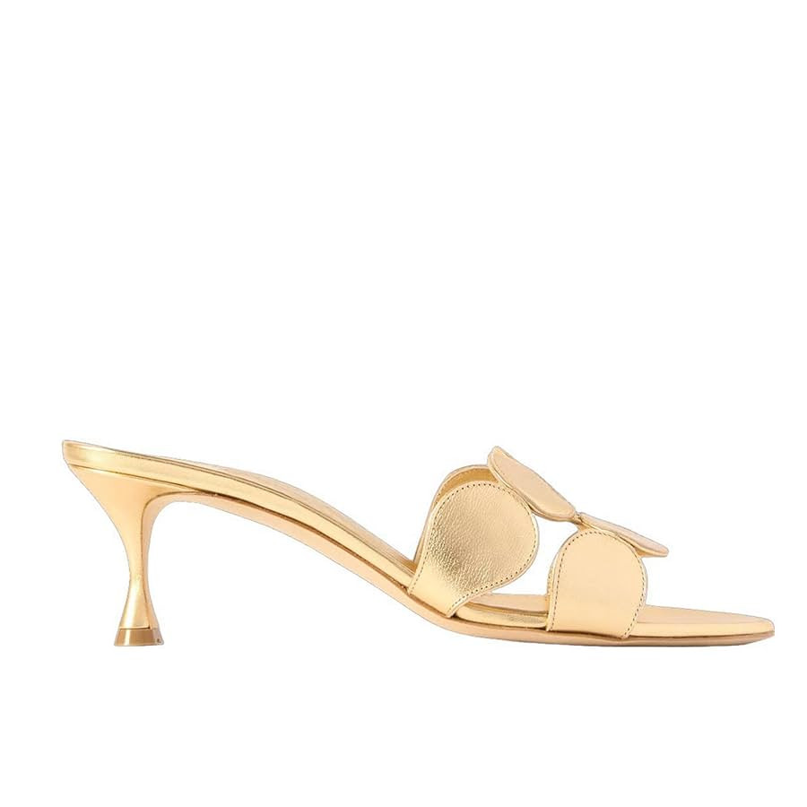 Kitten Heels Mules for Women Circle Cutout Heel Sandals Slip On Slides Casual Summer Travel Dress... | Amazon (US)