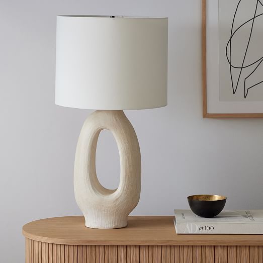 Diego Olivero Chamber Ceramic Table Lamp (25"–30") | West Elm (US)