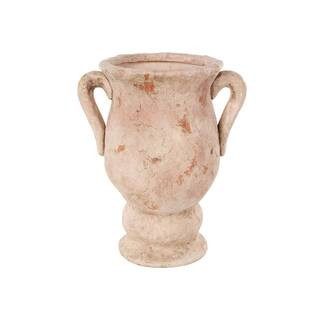 17" Pink Ceramic Antique Style Distressed Decorative Vase By Ivory And Iris | Michaels® | Michaels Stores