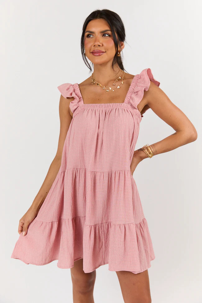 Don't Take It Personal Pink Babydoll Mini Dress | Pink Lily