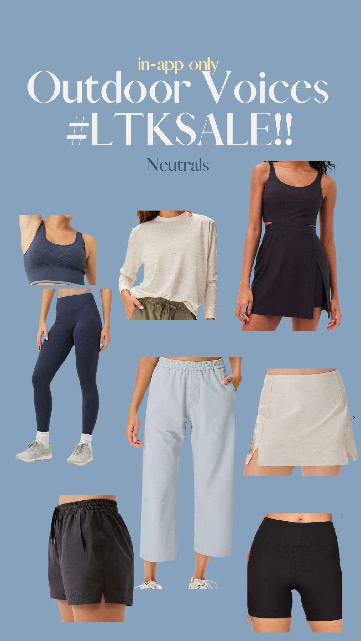 OV NEUTRALS! 
Great basics! 
I get XS in almost everything  

#LTKfitness #LTKSale #LTKGiftGuide