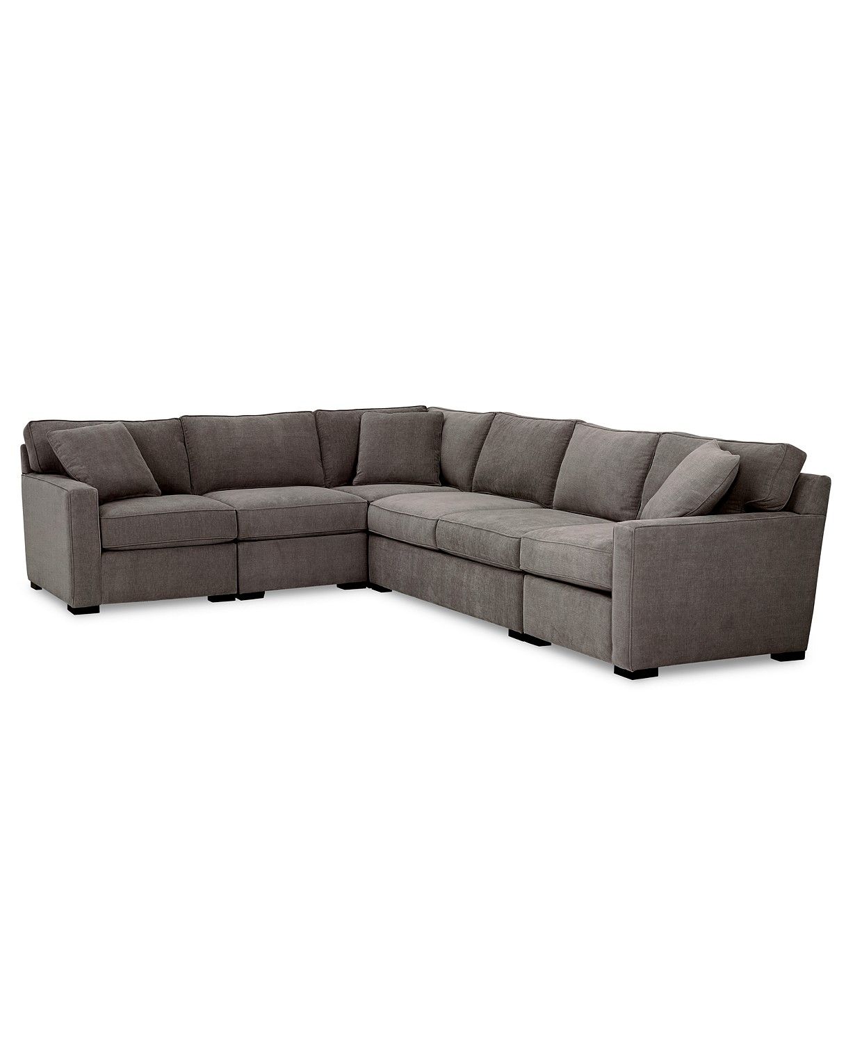 Furniture Radley 5-Pc. Fabric Sectional Sofa with Apartment Sofa with Corner Piece, Created for M... | Macys (US)