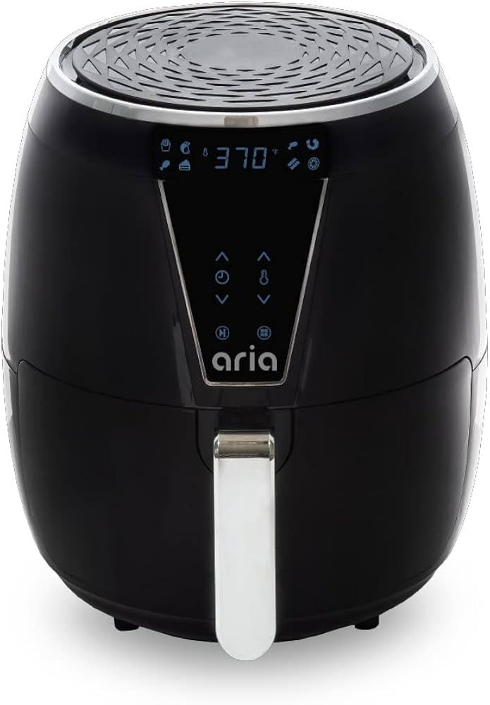 Aria Air Fryers CFA-897 Aria Ceramic Air Fryer, 5Qt, Premium Black | Amazon (US)