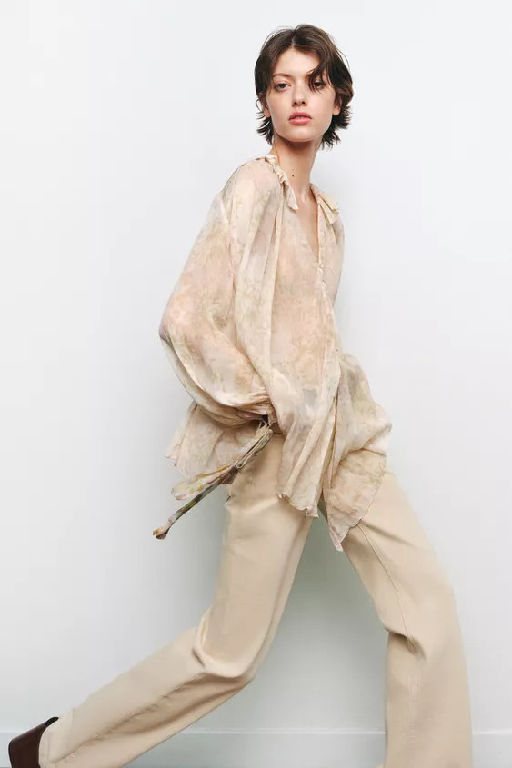 FLORAL SHIRT ZW COLLECTION | Zara US