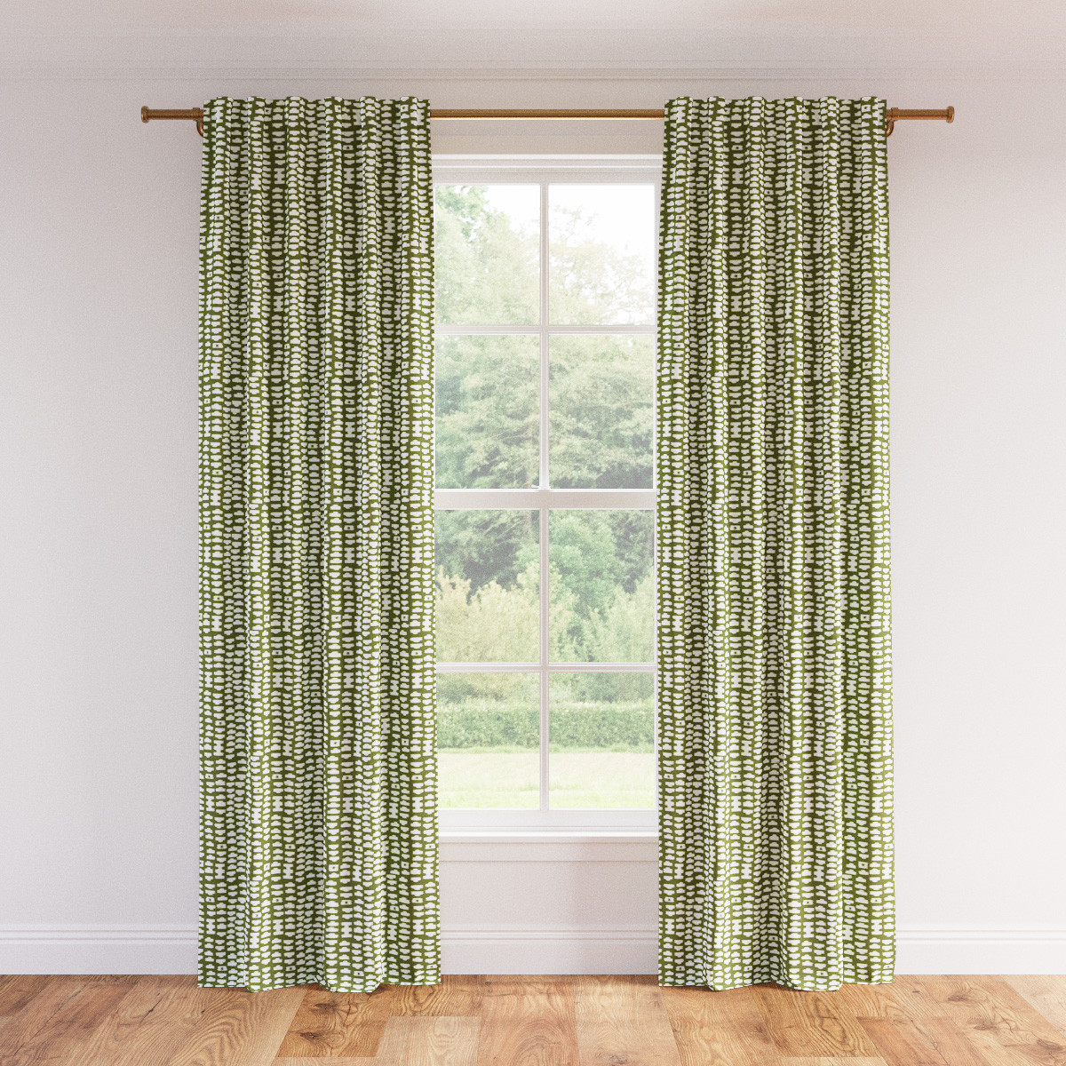 Printed Linen Blackout Curtain | The Inside