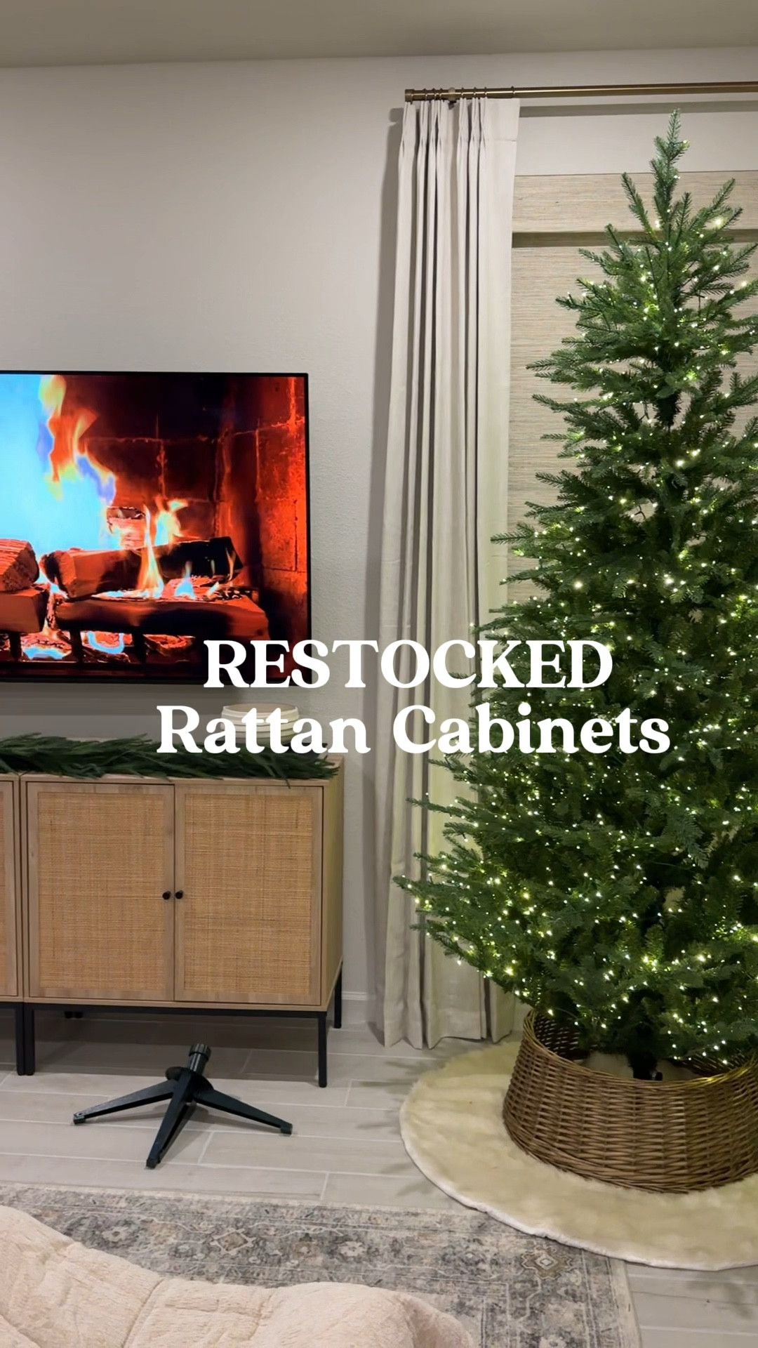 These beautiful rattan cabinets are back in stock! Just in time to decorate for the holidays ✨

I put two cabinets side by side to get a sideboard console look for less! 

Tv console, tv cabinet, home decor, sideboard cabinet 

#LTKHome