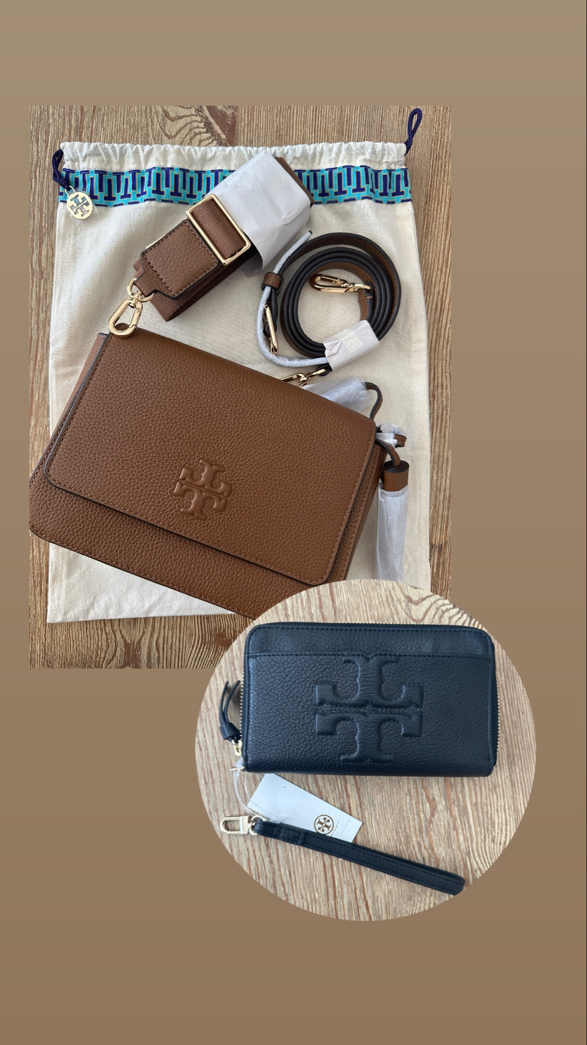 Just listed these Tory Burch items in my Poshmark Closet! It’s the Tory Burch Bombe Black leather wristlet wallet and the Thea Crossbody in Moose tan color! Feel free to send me an offer too! But hurry, these won’t last long 🥰

#LTKGiftGuide #LTKsalealert #LTKitbag