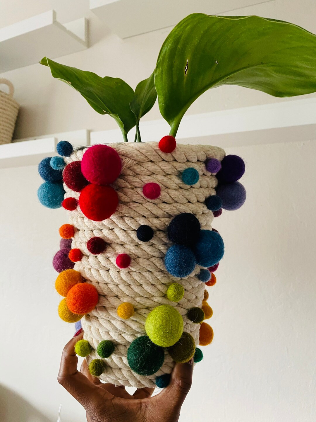 A Super Happy Pot! Planter Vase Fun Rainbow Vase | Etsy (US)