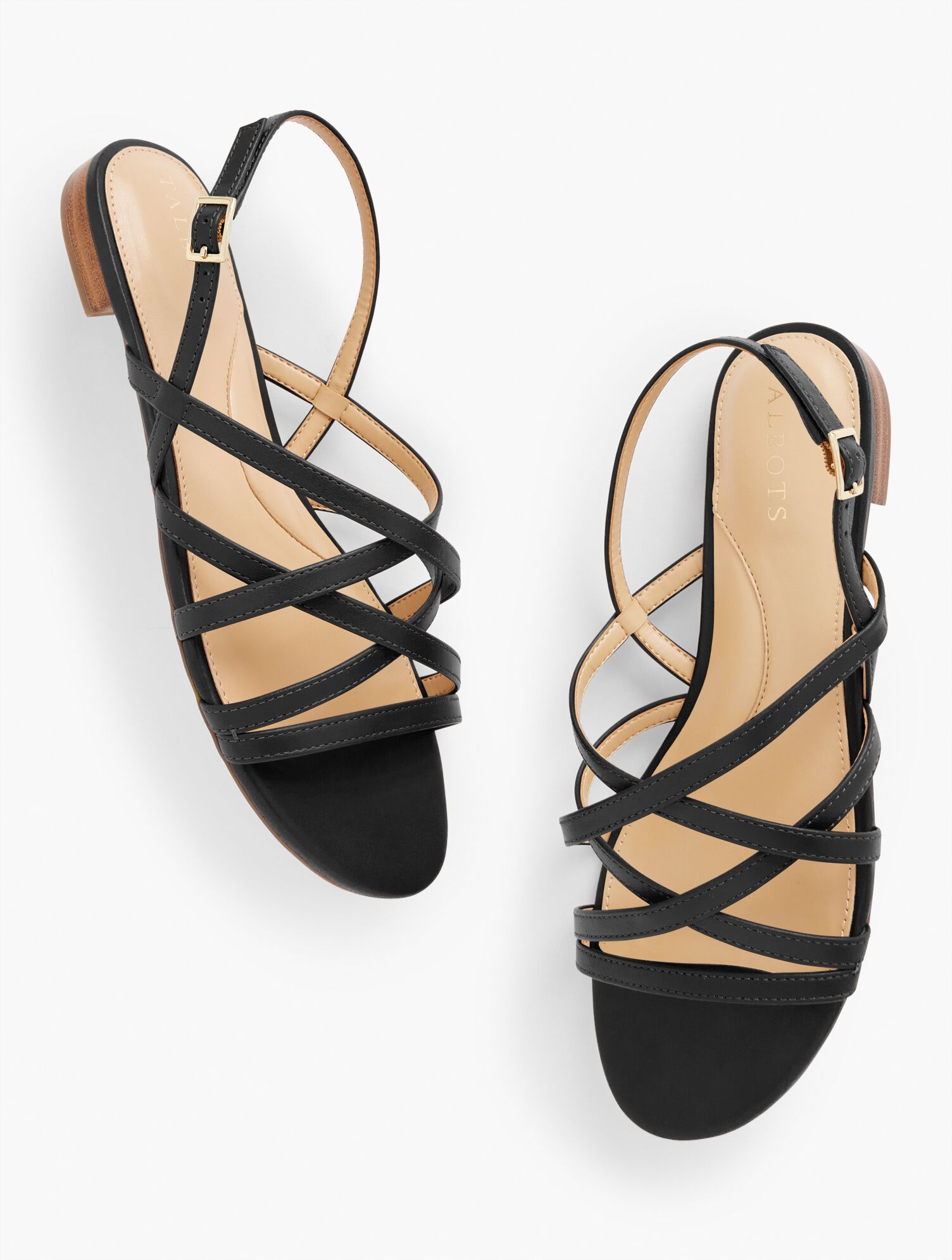 Aria Strap Soft Nappa Flats | Talbots