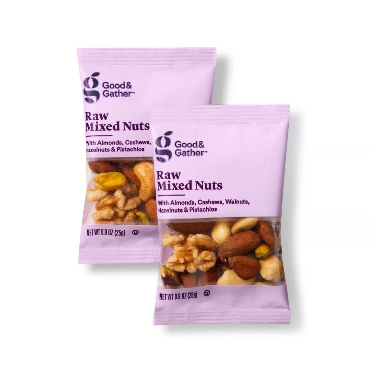 Unsalted Raw Mixed Nuts - 9oz/10ct - Good & Gather™ | Target