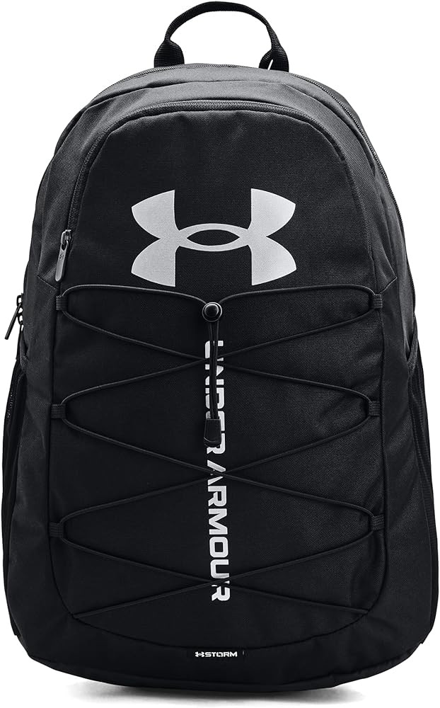 Under Armour Unisex-Adult Hustle Sport Backpack , Black (001)/Silver , One Size Fits All | Amazon (US)