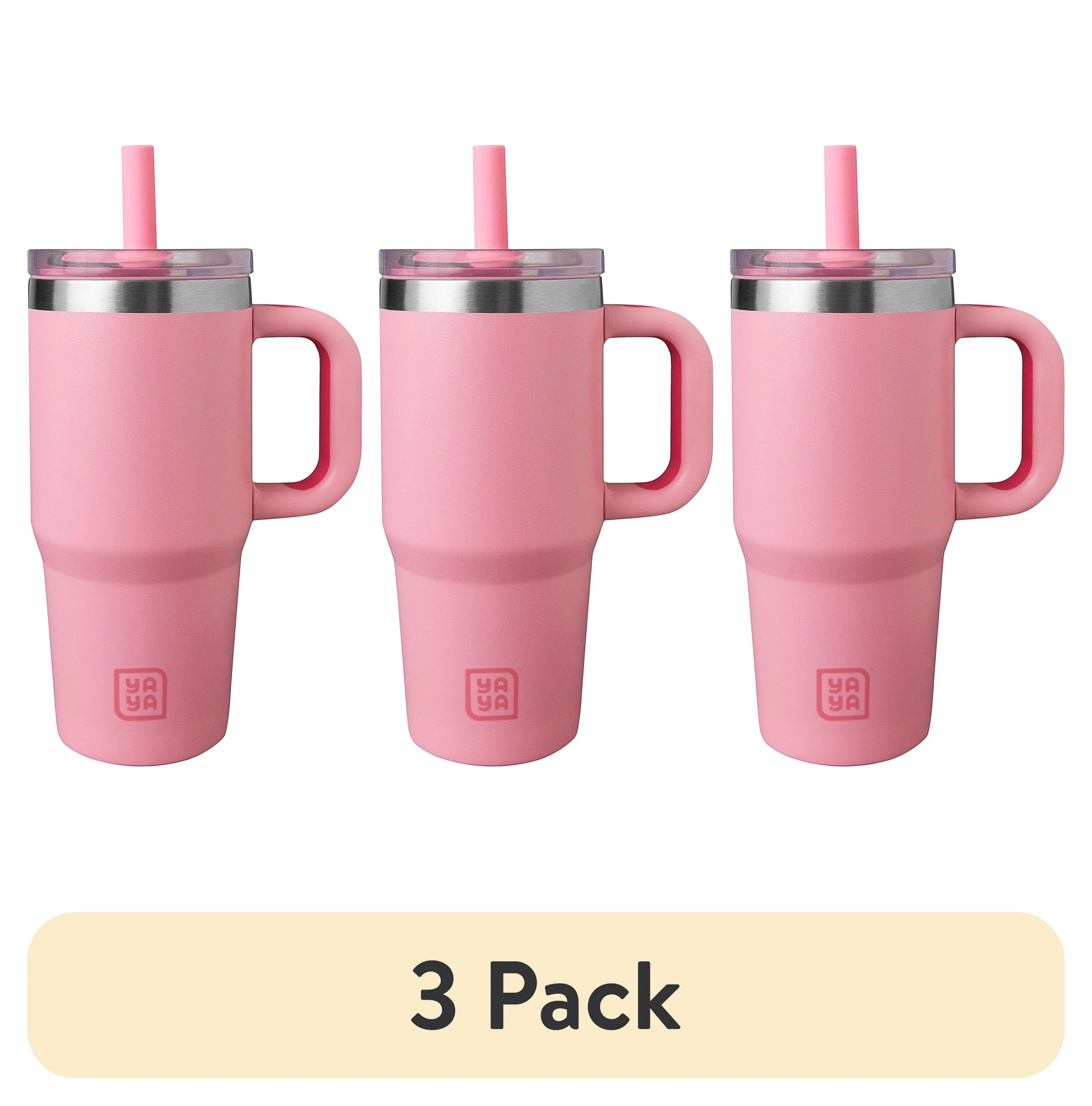 (3 pack) YAYA My First Travel Tumbler for Toddlers 3+ with Reusable Straw and Spill-Safe Lid, 12o... | Walmart (US)