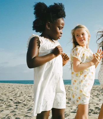 LITTLE NESSIE DRESS -- SALT | DOEN