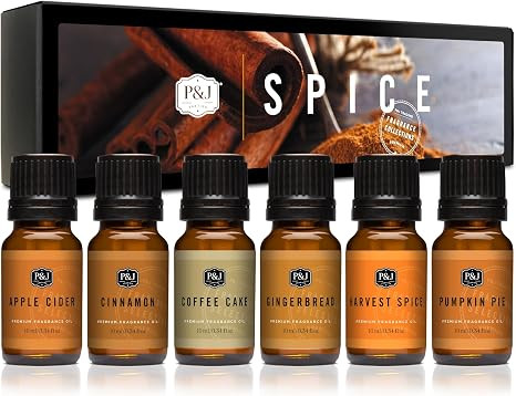 P&J Trading Fragrance Oils for Diffusers for Home Spice Set Fragrance Scents for Candle Making - ... | Amazon (US)