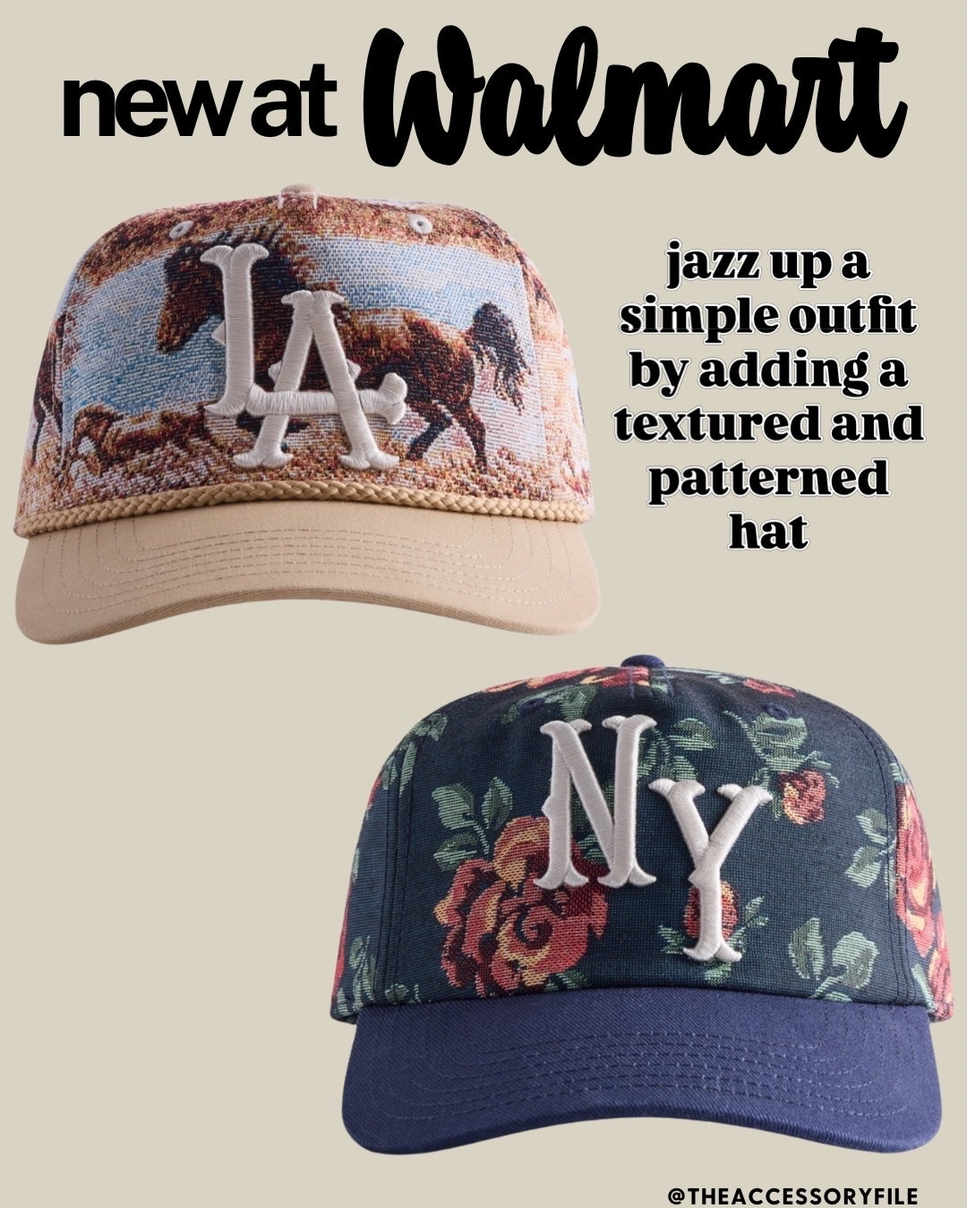 Adding a patterned, textured hat is a simple way to jazz up a simple outfit.

@Walmart Walmart finds, Walmart style, Walmart fashion, Walmart style, Walmart deals, casual outfits, casual style, baseball hat, baseball cap

#LTKootd