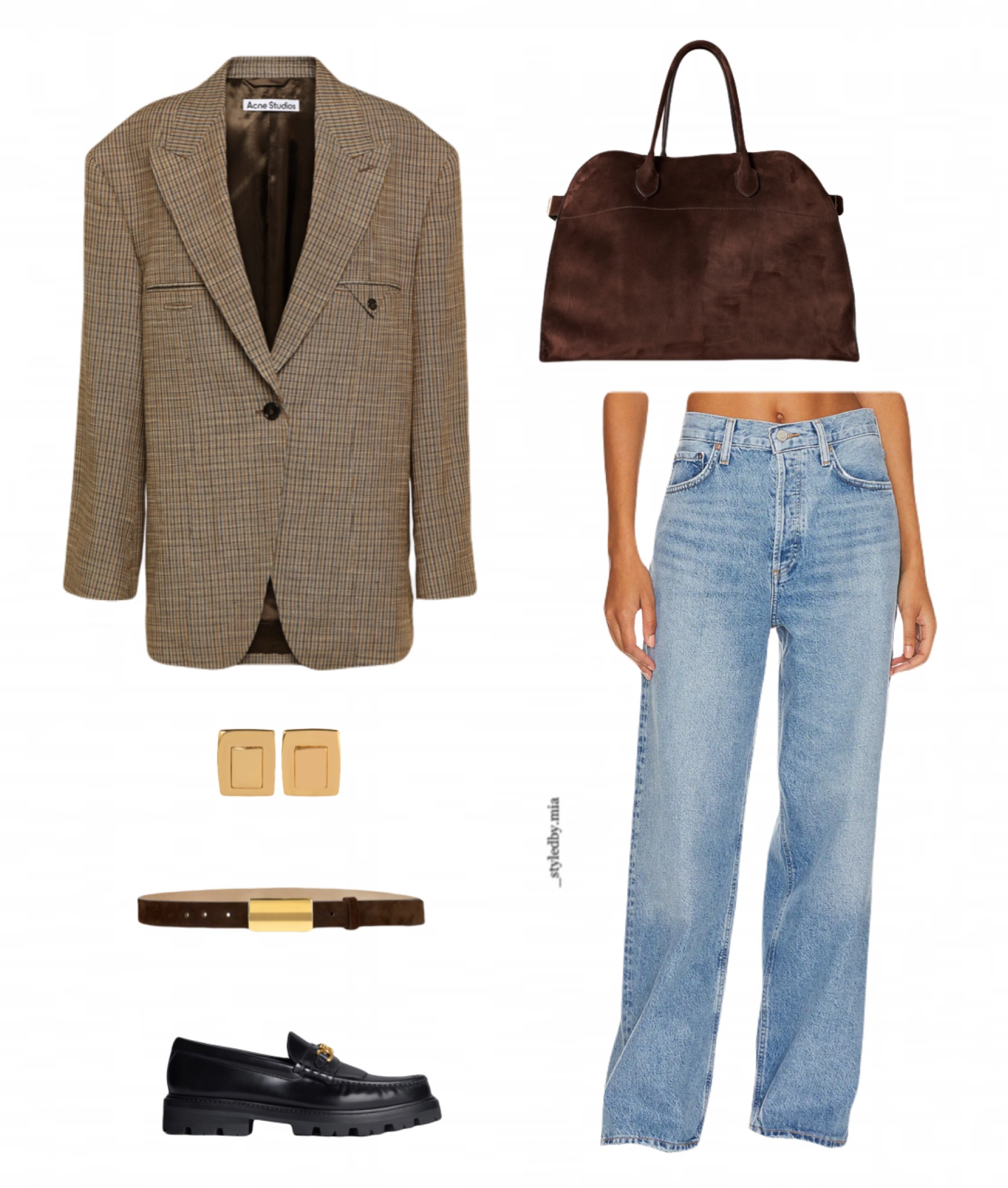 Belt & earrings: heaven mayhem 
Bag: the row 
Shoes: Celine 

#LTKU #LTKSeasonal #LTKstyletip