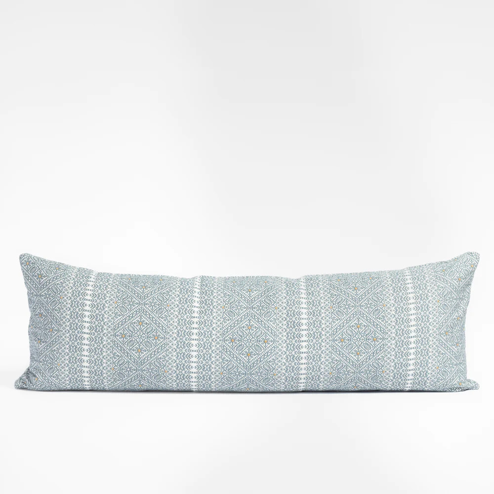 Delilah 16x42 Bolster, Stone Blue | Tonic Living