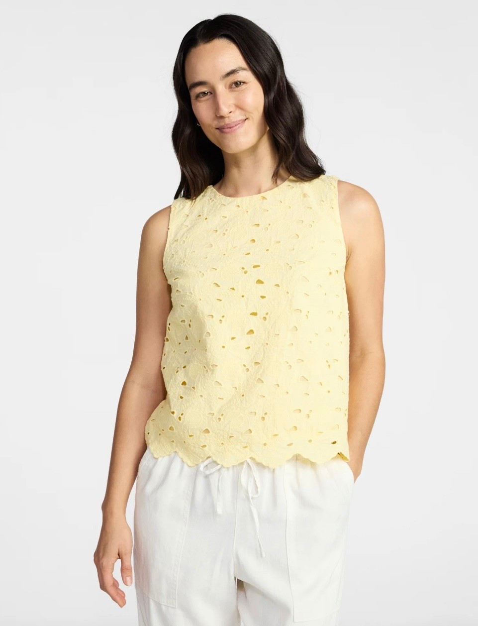 Spring soft vibes 🌼

This yellow eyelet top is giving fresh, effortless spring energy 💛 Perfect for everyday looks—comfy, cute, and super easy to style. Paired with relaxed pants for that casual chic vibe ✨ #WalmartFinds #LTKStyle

#LTKU #LTKootd #LTKSeasonal