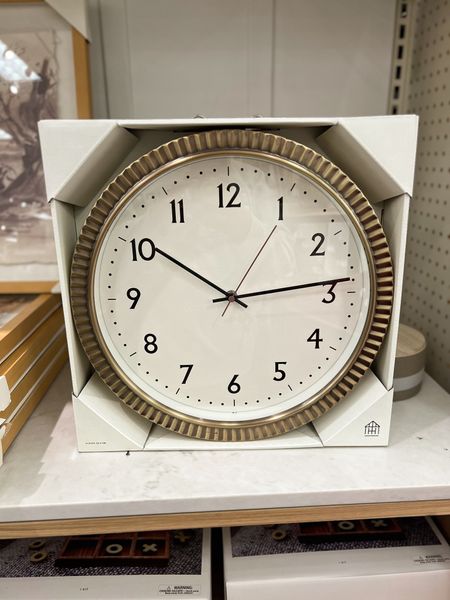 Brass clock from Hearth & Hand with Magnolia 

Target finds, Target home, Target style 

#LTKhome