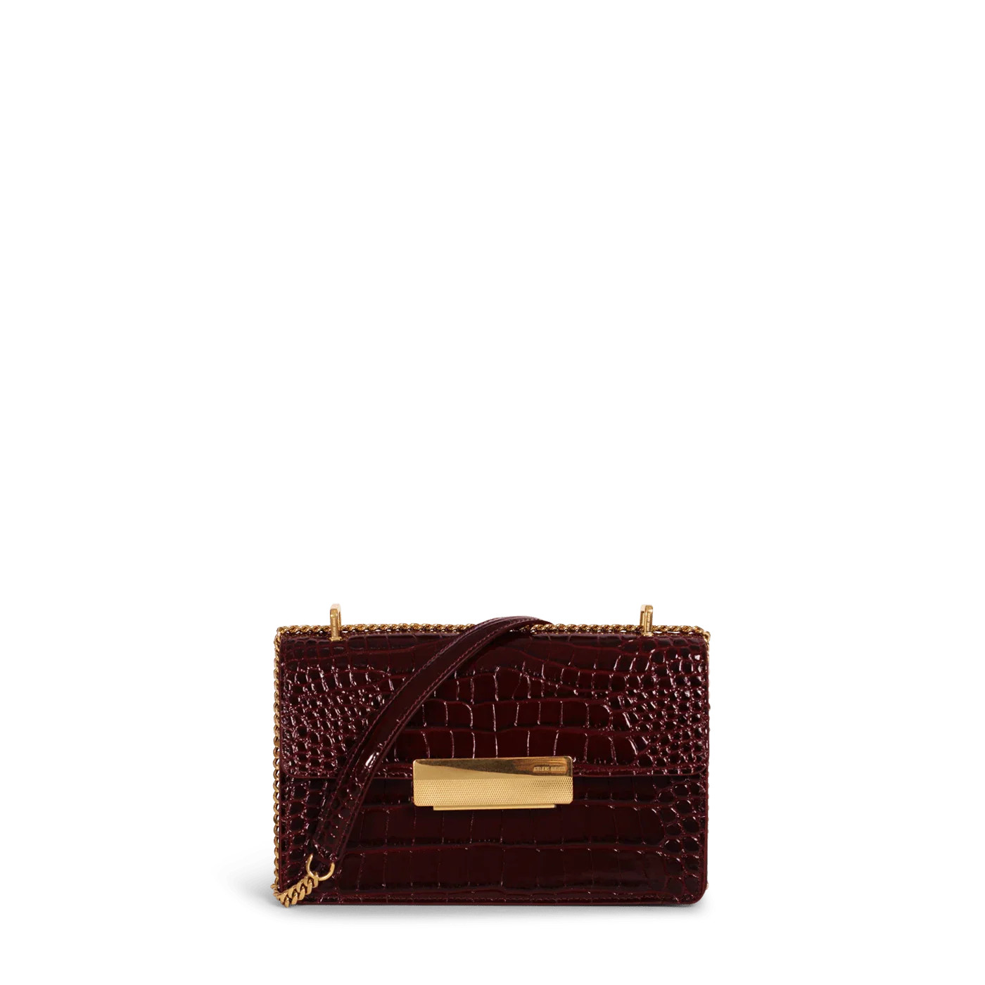Alma Gold Edition - Burgundy Embossed Leather | ATELIERS AUGUSTE