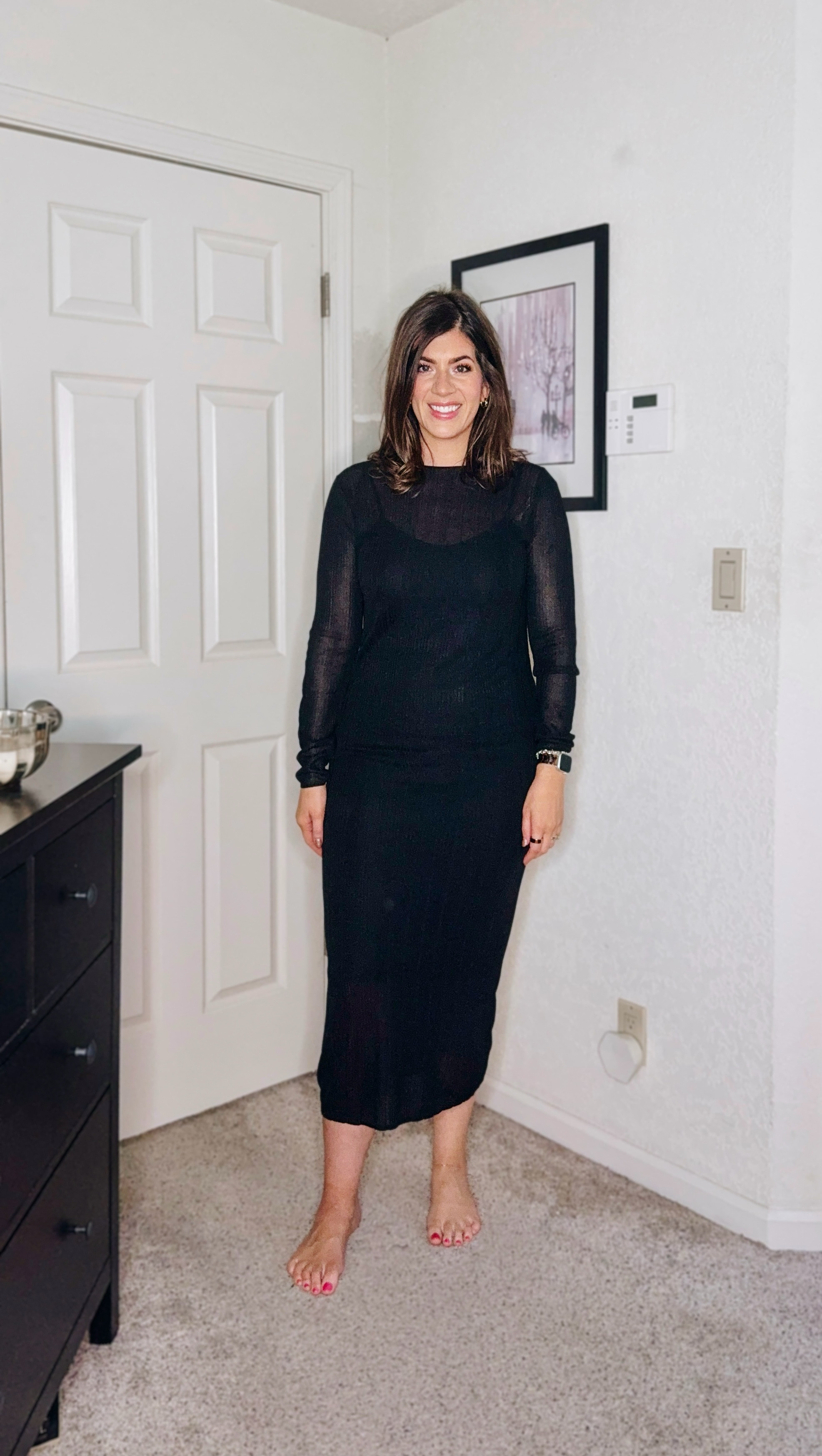 In a medium dress

#LTKOver40 #LTKMidsize #LTKWorkwear