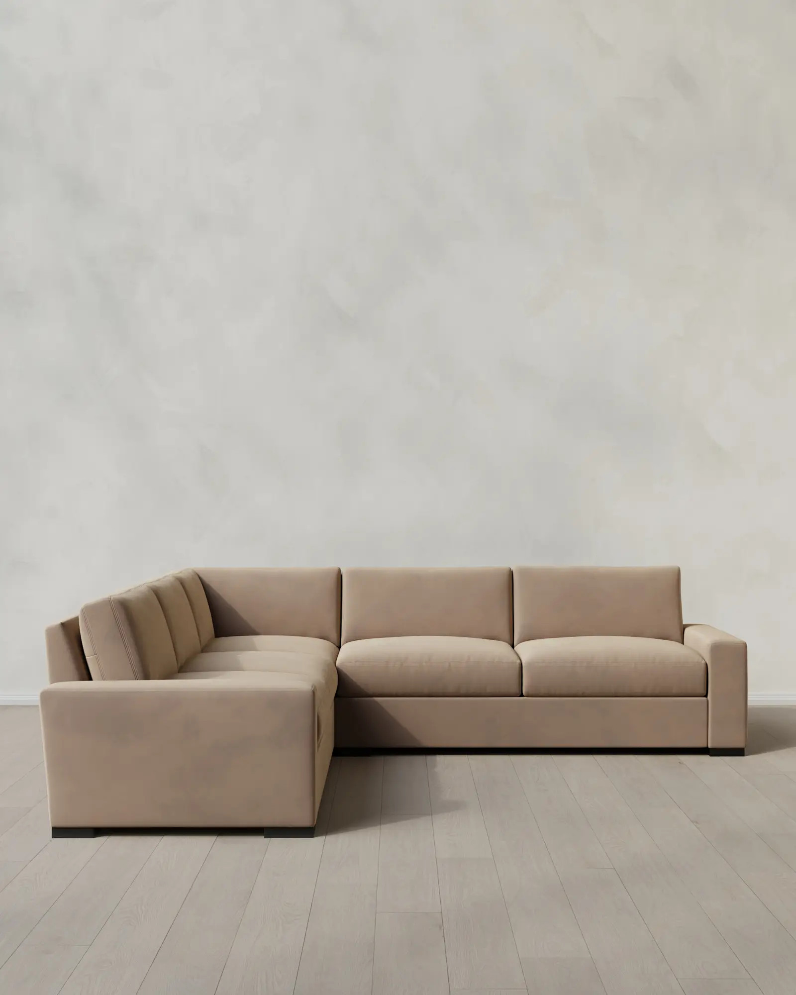 Stillman L Sectional in Performance Velvet | Quince