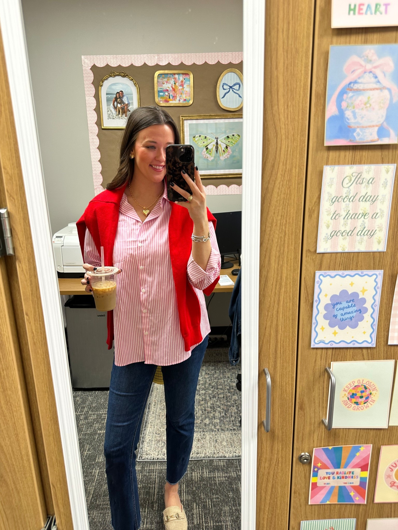 valentines teacher outfit! I love the red & pink combo!! 

#LTKValentine