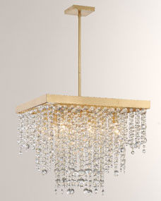 Winham 8-Light Antique Gold Chandelier | Horchow
