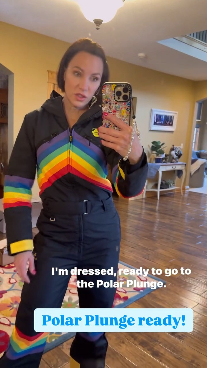 The cutest snow suit from tipsy elves! Wearing size small- runs TTS

Winter gear, snow pants, snowsuit 

#LTKSeasonal #LTKWatchNow #LTKActive