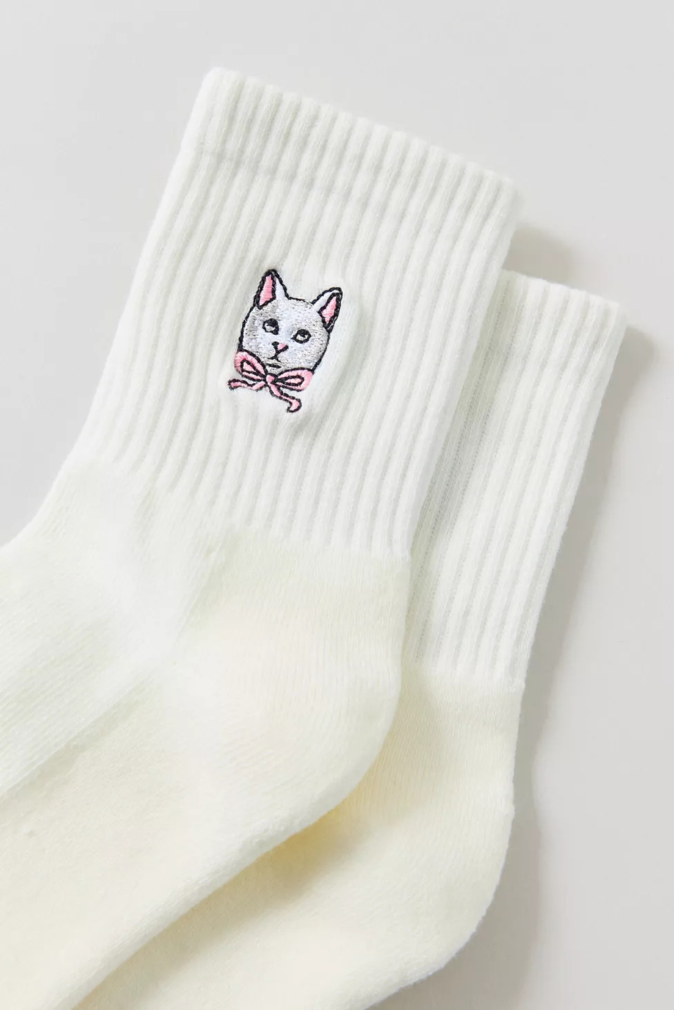 Icon Embroidered Quarter Crew Socks | Urban Outfitters (US and RoW)