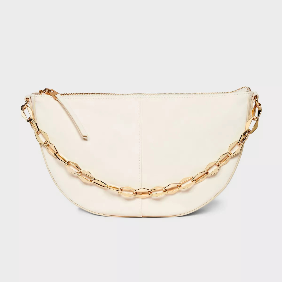 Slouched Half-Moon Shoulder Bag - Universal Thread™ Cream | Target