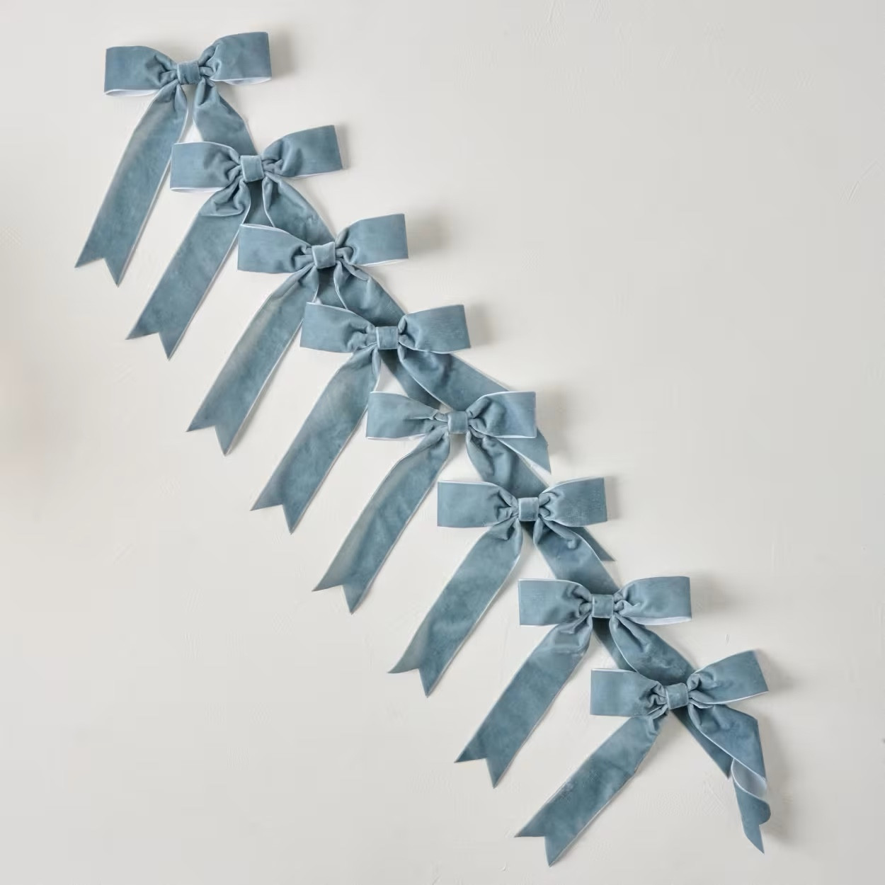 Blue velvet bow ornament clips, Christmas decor holiday decor blue bows

#LTKHome #LTKHoliday #LTKFindsUnder50