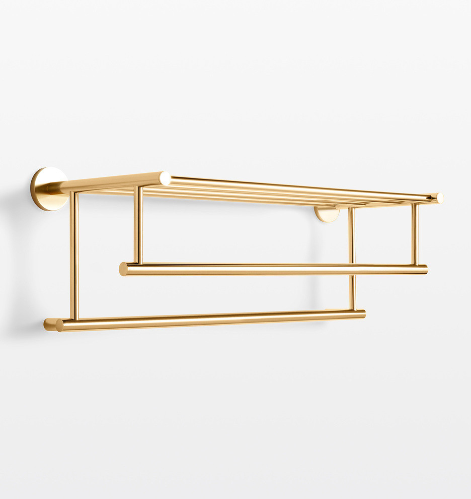 Riley 24" Double Towel Rack | Rejuvenation