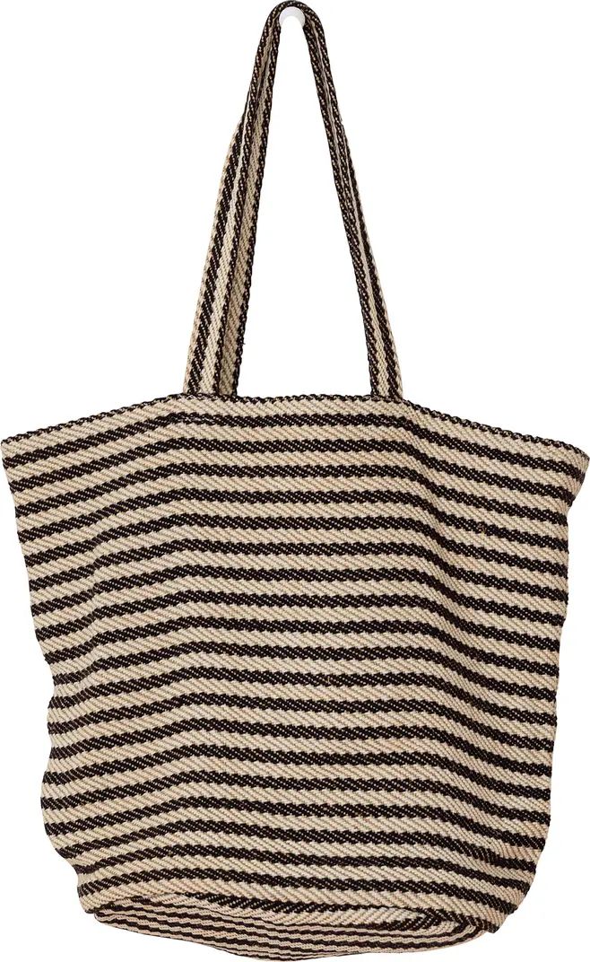 Paris Stripe Jute Tote | Nordstrom