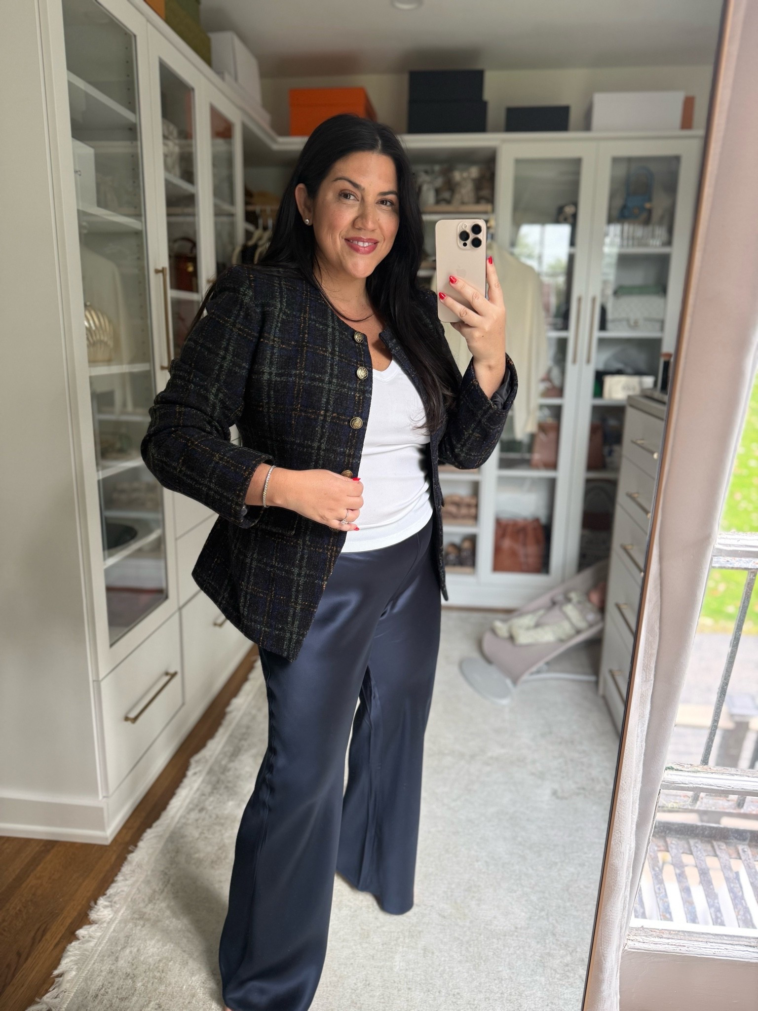 7-weeks PP and excited to finally get dressed up! FYI, I’m 5’3 and these pants are perfect length

#LTKMidsize #LTKootd #LTKmomlife