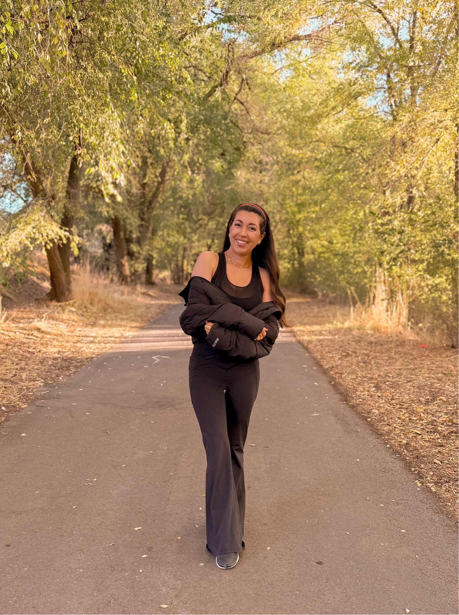Fabletics athleisure!! Cutest fall comfy outfit for fall walks. Puffer cropped jacket, flare leggings!! 

#LTKFitness #LTKActive #LTKSeasonal