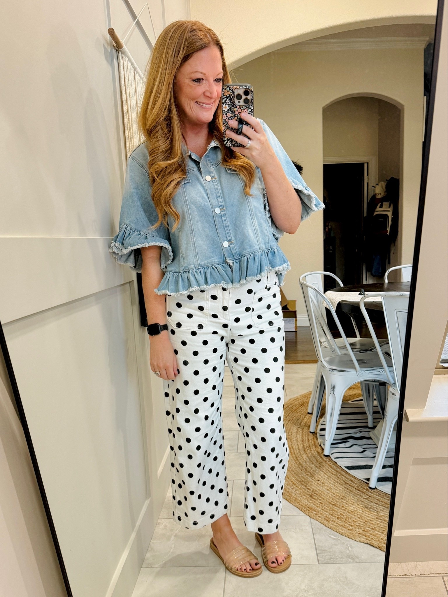 Got so many compliments on these cute polka dot pants from Amazon! Wearing my normal size 🖤

#LTKmomlife #LTKOver40