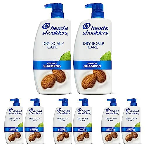 Head and Shoulders Shampoo, Daily-Use Anti-Dandruff Paraben Free Treatment, Dry Scalp Care with Almond Oil, 32.1 fl oz, Twin Pack (Pack of 4) | Amazon (US)