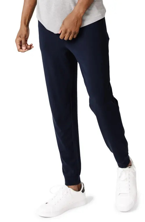 Cozy Earth Ultrasoft Jogger Sweatpants in Navy at Nordstrom, Size Large | Nordstrom