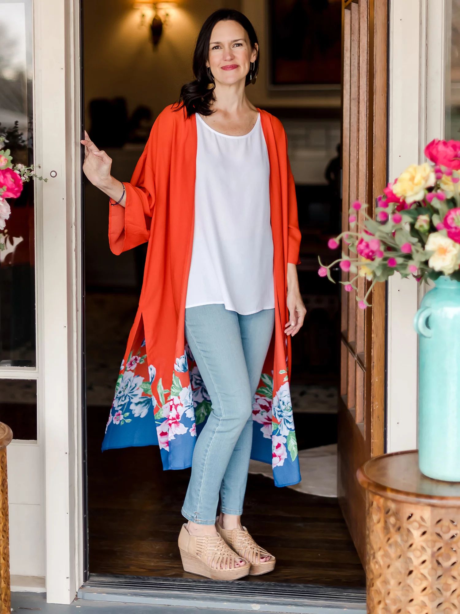 The Pioneer Woman Printed Duster | Walmart (US)